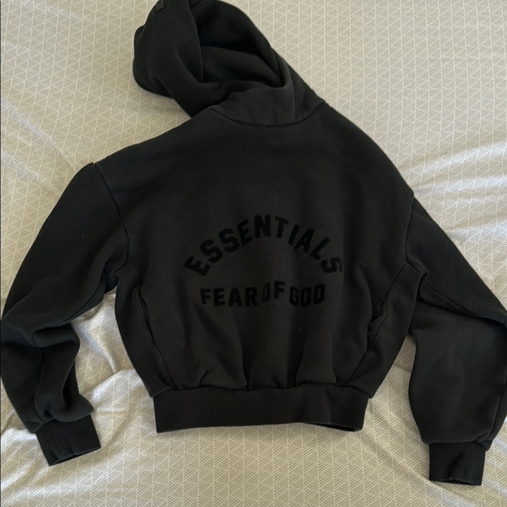Fear of God Essentials Black Hoodie